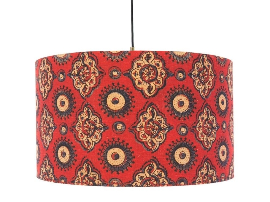 Φωτιστικό Οροφής Ajrak Red CL50202 35X22Cm MindTheGap Μέταλλο,Ύφασμα