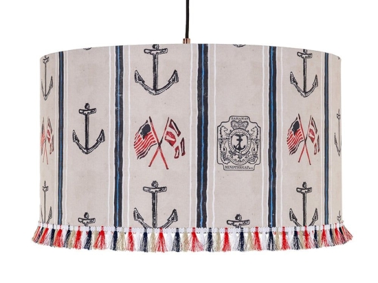 Φωτιστικό Οροφής Buccaneers Of Bahamas CL50280 35X22Cm MindTheGap Μέταλλο,Ύφασμα
