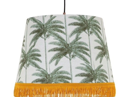 Φωτιστικό Οροφής Ornamental Palms CL50325 45X55X35Cm MindTheGap Μέταλλο,Ύφασμα