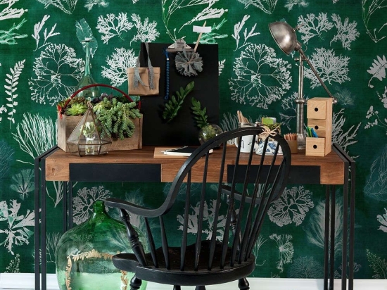 Ταπετσαρία Algae Moss WP20296 Green-White MindTheGap 52x300cm