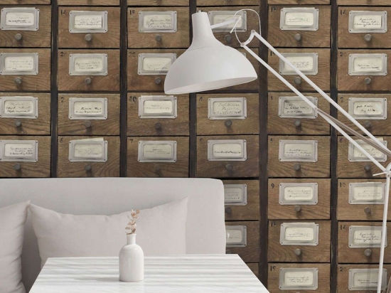 Ταπετσαρία Apothecary Neutral WP20264 Brown-Taupe MindTheGap 52x300cm