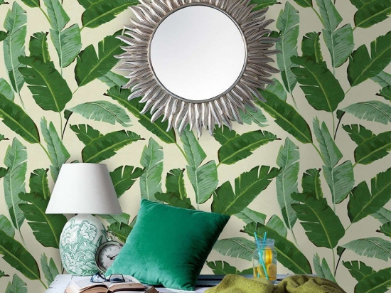 Ταπετσαρία Banana Leaves WP20111 Green MindTheGap 52x300cm
