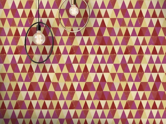 Ταπετσαρία Circus Pattern WP20006 Red-Yellow-Purple MindTheGap 52x300cm