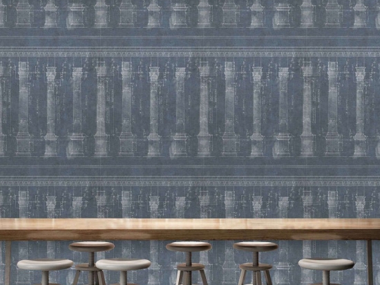 Ταπετσαρία Colonnade Blue WP20023 Blue-White MindTheGap 52x300cm