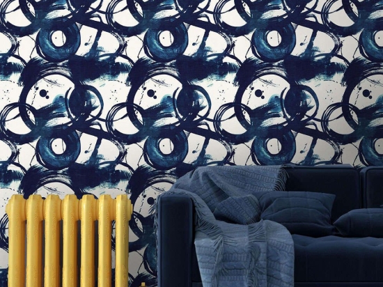 Ταπετσαρία Denim Spirit WP20183 Indigo Blue-White MindTheGap 52x300cm