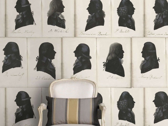Ταπετσαρία Dutch Portraits WP20185 Black-Taupe MindTheGap 52x300cm
