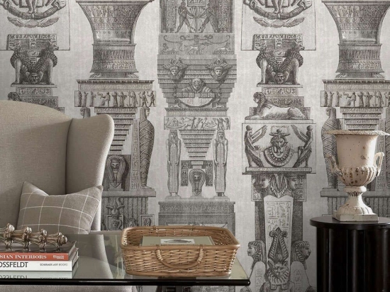 Ταπετσαρία Egyptian Columns WP20192 Taupe-Grey MindTheGap 52x300cm