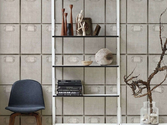 Ταπετσαρία Fabric Covers Taupe WP20100 Grey MindTheGap 52x300cm