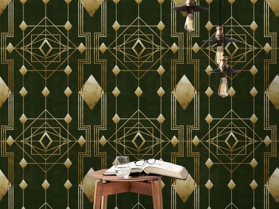 Ταπετσαρία Gatsby WP20225 Gold-Black MindTheGap 52x300cm