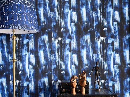 Ταπετσαρία Indigo Madness WP20509 Indigo-White MindTheGap 52x300cm