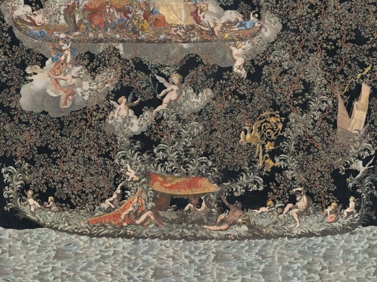 Ταπετσαρία Journey To Eden Dark WP20482 Anthracite-Grey-Brown-Green MindTheGap 52x300cm