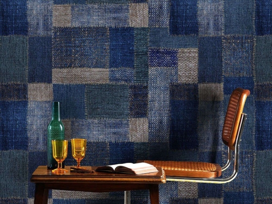 Ταπετσαρία Jute WP20206 Blue-Grey MindTheGap 52x300cm