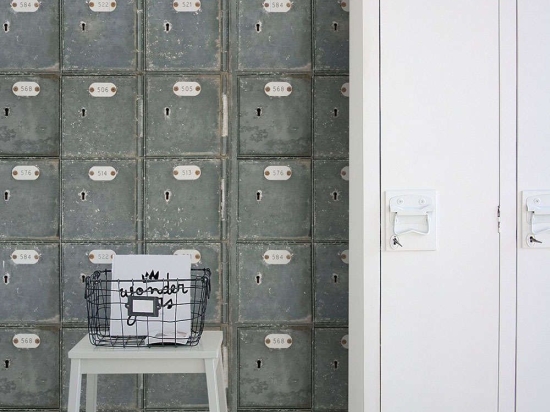 Ταπετσαρία Locker Room WP20106 Grey MindTheGap 52x300cm