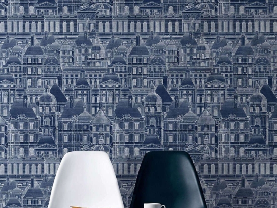 Ταπετσαρία Louvre Blue WP20021 Black-White-Grey-Brown-Sepia MindTheGap 52x300cm