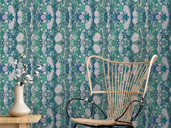 Ταπετσαρία Marbled Paper WP20344 Green-Blue-Grey MindTheGap 52x300cm