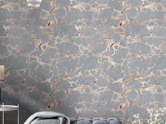 Ταπετσαρία Marbled WP20340 Grey-Red-Taupe MindTheGap 52x300cm