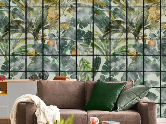 Ταπετσαρία Orangerie WP20176 Green-Yellow-Taupe-Black MindTheGap 52x300cm
