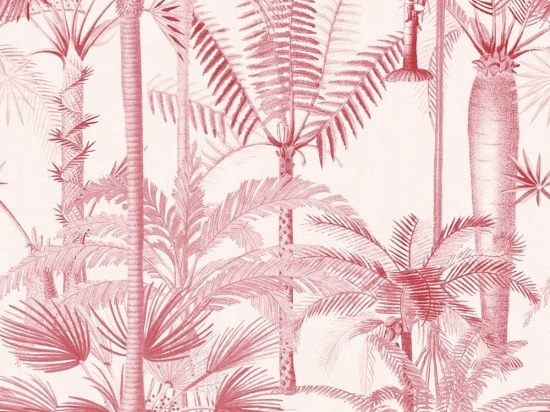 Ταπετσαρία Palmera Cubana Pink WP20497 Taupe-Pink MindTheGap 52x300cm