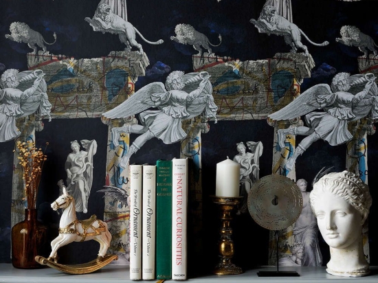 Ταπετσαρία Tales Of Mythology WP20419 Indigo-Grey-Green MindTheGap 52x300cm