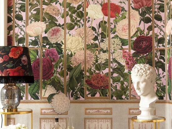 Ταπετσαρία The Imperial Flora WP20480 Brown-Pink-Red-Green MindTheGap 52x300cm