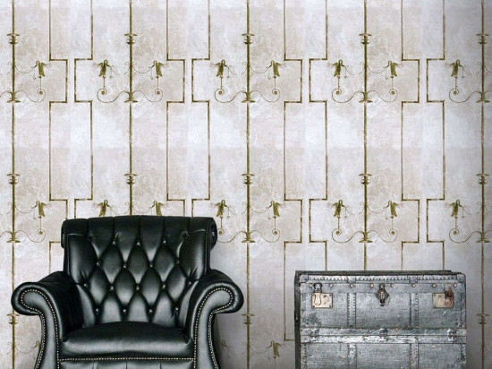 Ταπετσαρία The Swan WP20199 Yellow-Taupe MindTheGap 52x300cm