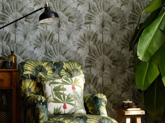 Ταπετσαρία Traveller'S Palm Neutral WP20525 Green-Grey MindTheGap 52x300cm
