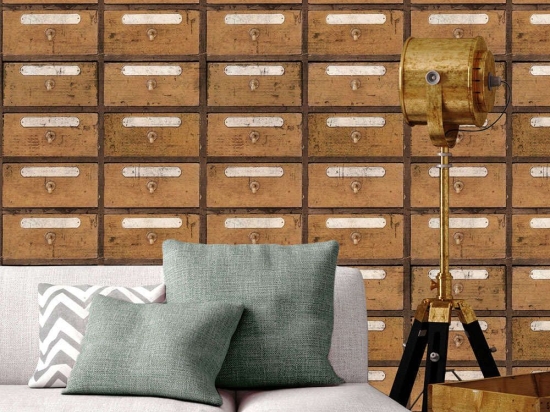 Ταπετσαρία Vintage Pharmacy WP20110 Brown-Sepia MindTheGap 52x300cm