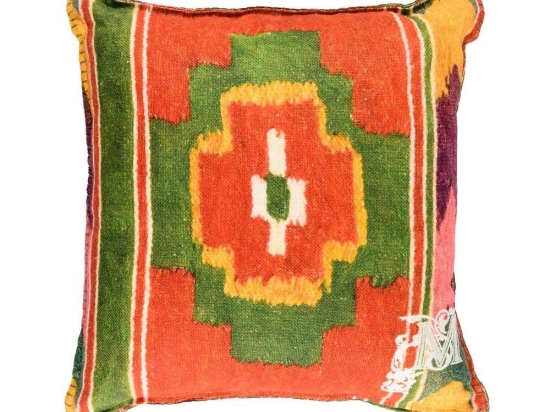 Μαξιλάρι Διακοσμητικό (Με Γέμιση) Erdely LC40086 50x50 Orange-Green MindTheGap 50Χ50 Πούπουλο-Φτερό