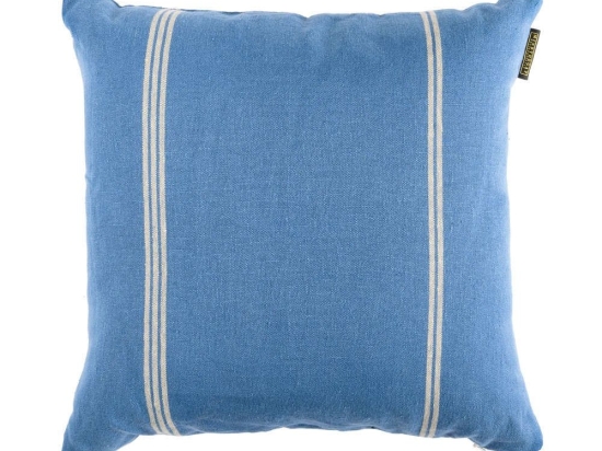 Μαξιλάρι Διακοσμητικό (Με Γέμιση) Katalin Stripe LC40096 50x50 Blue-White MindTheGap 50Χ50 Πούπουλο-Φτερό