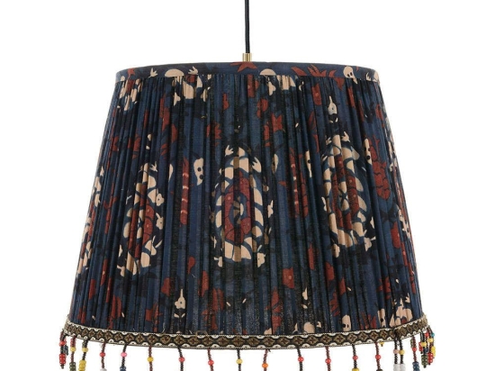 Φωτιστικό Οροφής Flourish Blue CL50351 ø35xø45xH30 Blue-Multi MindTheGap Μέταλλο,Ύφασμα