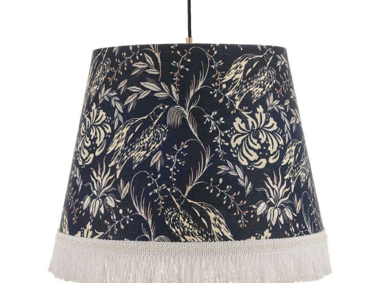 Φωτιστικό Οροφής Folk Tale CL50376 ø35xø45xH30 Dark Blue-White MindTheGap Μέταλλο,Ύφασμα