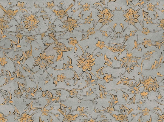 Ταπετσαρία Backyard Flowering Slate WP30006 Grey-Mustard MindTheGap 52x1000cm