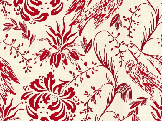 Ταπετσαρία Folk Embroidery Crimson WP30014 Red MindTheGap 52x1000cm