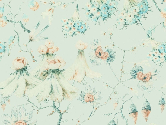 Ταπετσαρία Grandmas Tapestry Skylight WP30020 Sky Blue MindTheGap 52x1000cm