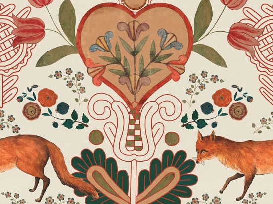 Ταπετσαρία The Vixen WP20554 Terracotta-Multi MindTheGap 52x300cm