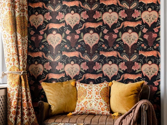 Ταπετσαρία The Vixen Anthracite WP20553 Terracotta-Black MindTheGap 52x300cm