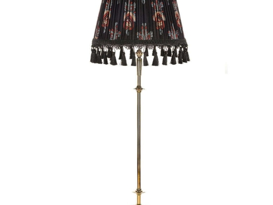 Φωτιστικό Δαπέδου Floral Crest-Regency Gold-Multi MindTheGap Μέταλλο,Ύφασμα