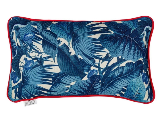 Μαξιλάρι Διακοσμητικό (Με Γέμιση) Paradeisos Lc40121 50X30Cm Blue-Red Mindthegap 30X50 Πούπουλο-Φτερό