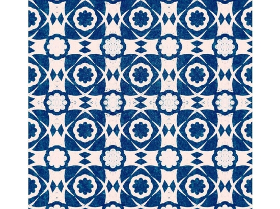 Ταπετσαρία Aegean Tiles  Wp30051 52X1000Cm White-Blue Mindthegap 52x1000cm