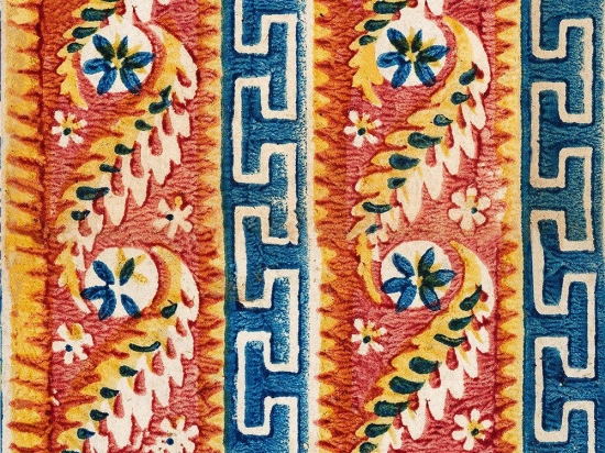 Ταπετσαρία Samothraki Wp20571 3*52X300Cm Orange-Blue Mindthegap 52x300cm