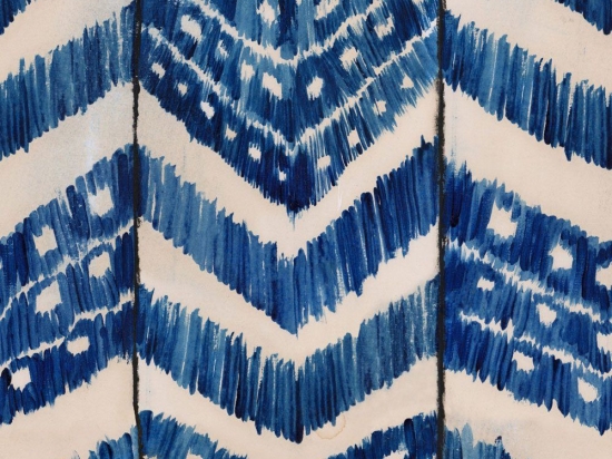 Ταπετσαρία Turkish Ikat  Wp30059 52X1000Cm White-Blue Mindthegap 52x1000cm