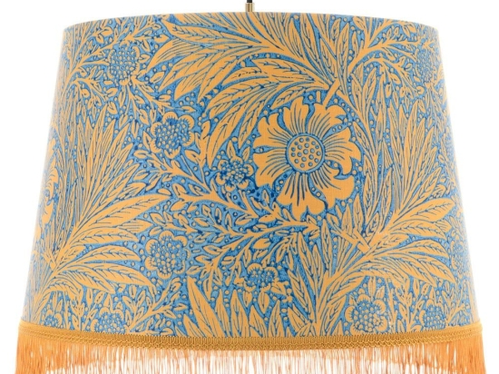Φωτιστικό Οροφής Anthinos Cl50410 Ø35Xø45Xh30 E27 Blue-Yellow Mindthegap Μέταλλο,Ύφασμα