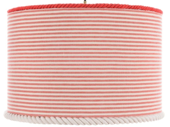 Φωτιστικό Οροφής Rhubarb Cl50408 Ø35X22 E27 White-Red Mindthegap Μέταλλο,Ύφασμα