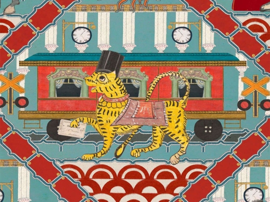 Ταπετσαρία Gare Du Nord WP20772 Multi-Blue MindTheGap 52x900cm