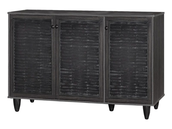 Παπουτσοθήκη-ντουλάπι Ronan pakoworld χρώμα wenge 105x35x66εκ