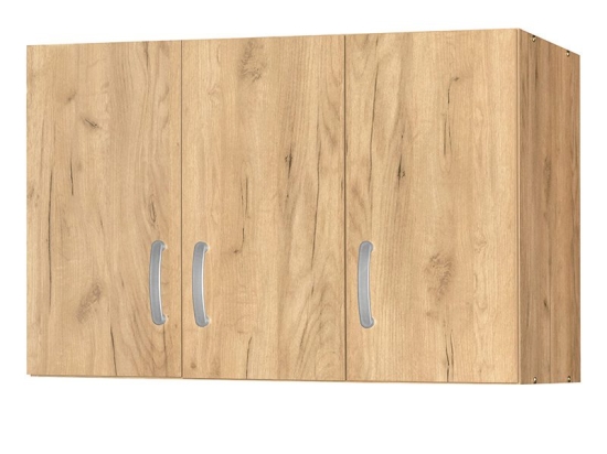 Πατάρι ντουλάπας Zelia pakoworld τρίφυλλο oak 90x42x60εκ