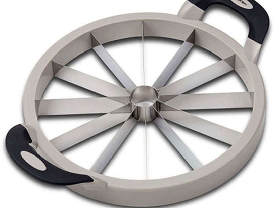 Κόπτης Καρπουζιού Misty 10-111-100 28cm Beige-Black Nava Ανοξείδωτο Ατσάλι