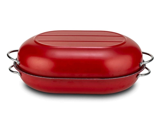 Γάστρα Οβάλ Taurus 10-103-133 39cm Red Nava Ατσάλι