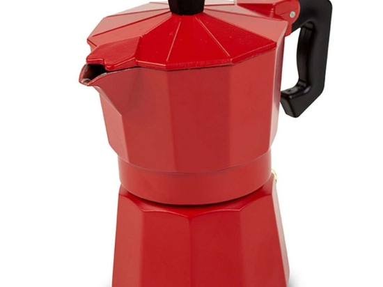 Καφετιέρα Espresso Taurus 10-174-001 12x7x12,5cm 50ml Red-Black Nava Αλουμίνιο