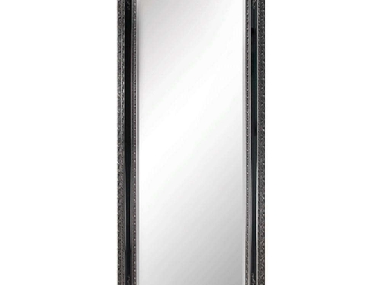 Καθρέπτης Τοίχου Lara 1200196 100x200cm Black-Silver Mirrors & More Ξύλο,Γυαλί